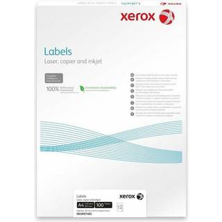 Xerox multi etiket A4 70x37mm, 100 ark