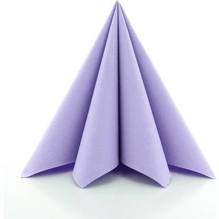 Luksus Lavendel middagsservietter Airlaid - 20 stk.