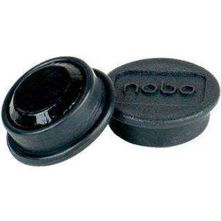 Magnet 24mm sort pakke a 10, Nobo 1915291
