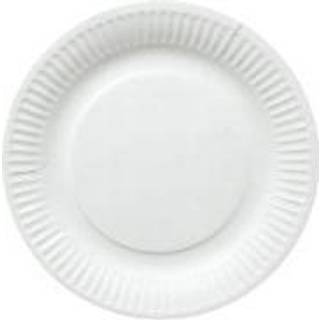 Paptallerken Catersource Ø18 cm FSC clay-coated Hvid
