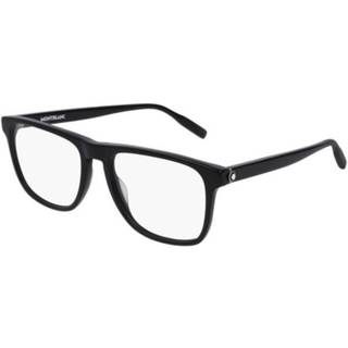 Montblanc MB0014O 001 55 Briller Mænd Black - Black - 55mm