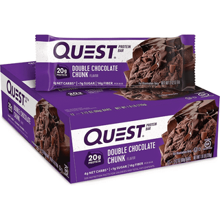 QUEST NUTRITION QUEST BARS, 12 stk-Double Chocolate Chunk