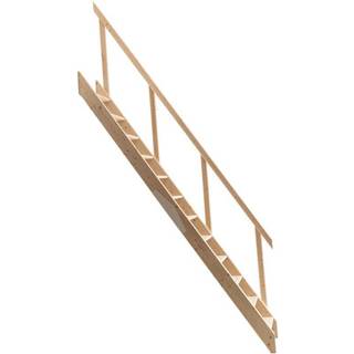 Dolle hemsetrappe kiel gran 2-delt med 12 trin - fsc® mix credit