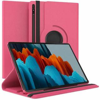 360 drejelig cover Samsung Galaxy Tab S7 - Mørkpink