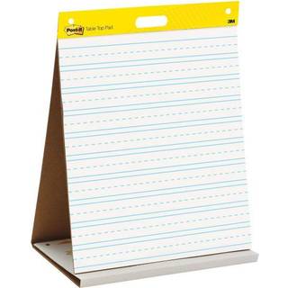 Post-it 563Prl Self Stick Tableplad Easeled Pad Command Strips 20 X 23 White 20 SHTS/PAD