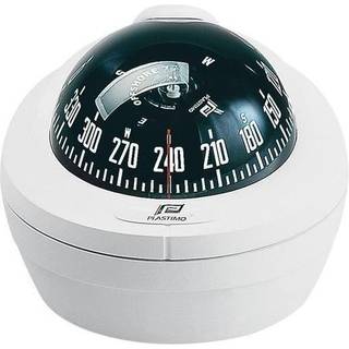 Bådkompas Plastimo Offshore 75, Ø70 mm, piedestalmonteret, hvid
