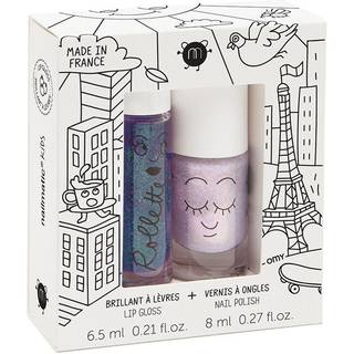 Nailmatic Kids Lip Gloss And Nail Polish Set - Lovely City