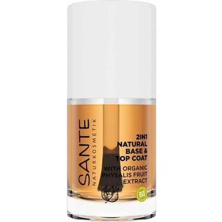 Sante Naturkosmetik Negle Nail care 2in1 Natural Base & Top Coat 10 ml (6.100,00 kr / 1 l) - 10 ml