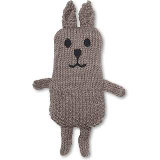 Ferm Living Kids Lee Rabbit Baby Tøjdyr 5,5x15 Cm Merinould - Legetøj Merino Uld Beige - 1104265620