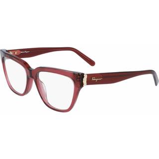 Ferragamo Kvinde SF2893 604 Optiske stel Acetat Bordeaux Cat Eye