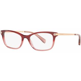 Coach HC6142 5551 51 Briller Kvinder Krystalklar - Glittered Transparent Burgundy - 51mm