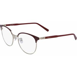 Salvatore Ferragamo SF 2201 744 51 Briller Kvinder Burgunder - Shiny Burgundy - 51mm