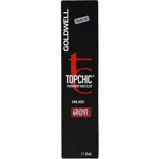 Goldwell Topchic Permanent Hair Color Hårfarve Skygge 4R@VR 60 ml - 60 ml