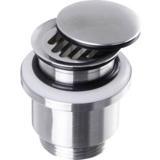 QTOO d line Integral Bundventil 1 1/4'' åben - matbørstet