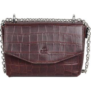Adax Teramo eco shoulder bag Malene Dark Brown, 18x12,5x5,5 cm