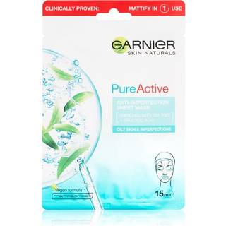 Garnier Skin Naturals Pure Active Rensende sheetmaske 28 g - 28 g