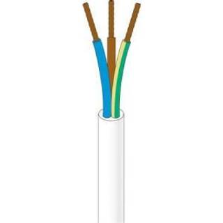 Plastkappeledning PKAJ, H05VV-F 4G1,5 Hvid Rg50