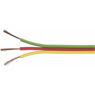TRU COMPONENTS 1571443 Tråd 3 x 0.14 mm² Gul, Rød, Grøn 25 m