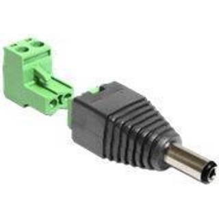 Terminal block adapter - DC 5.5 x 2.1 mm han til Terminal block