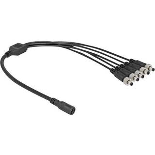 DeLOCK DC strømsplitter - 1 til 5 - 50 cm - Skruelås