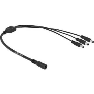 DeLOCK  DC strømsplitter - 1 til 3 - 0.5 m