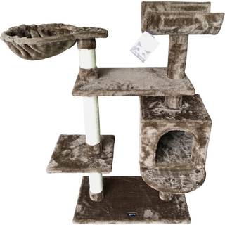 Kradsebrætter til katte Gloria Jarama Træ Brun Papir Sisal (35 x 100 x 60 cm)