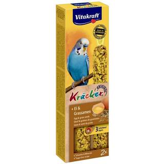 VITAKRAFT Kräcker Undulat æg og græsfrø 2x30 g