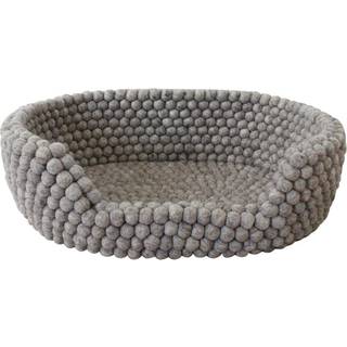 Hundeseng S 40x30x20 cm uld brun