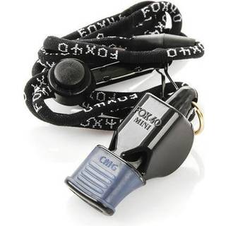 Fox 40 Mini CMG med Breakaway Lanyard sort