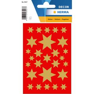 Herma stickers Decor stjerner guld (3)