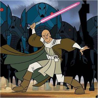 Star Wars The Clone Wars 6-tommer actionfigur Exclusive-Mace Windu