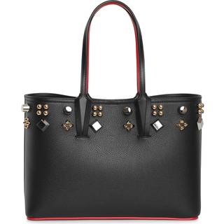 Christian Louboutin Cabata stud-embellished leather tote - black - One Size