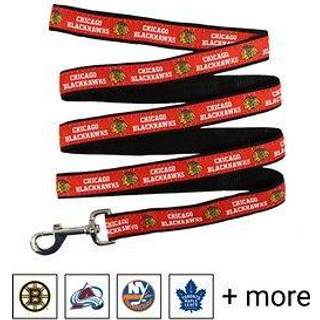 K?ledyrs f?rste NHL Chicago Blackhawks snor til hunde & katte Medium. - G? s?d og stilfuld! Den ultimative hockey -fan snor! 4 ft lang x 0,62 i