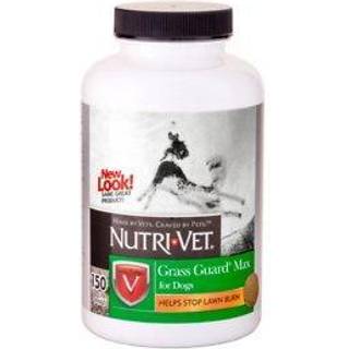 Nutri-Vet Grass Guard tyggetabletter til hunde: Probiotika til at forhindre plænebrand forårsaget af urin, lever-smag