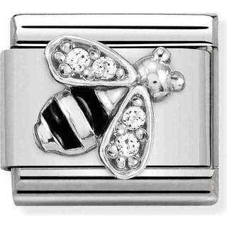 Nomination Silver Crystal Bee Charm