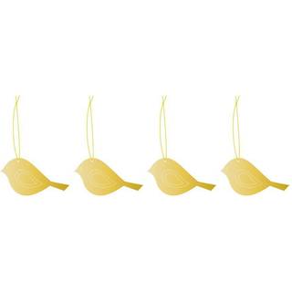 Cooee Design Cooee juleophæng messing 4-pak Winter bird