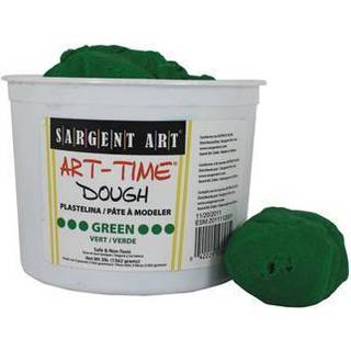 Sargent Art 3-Pund Art-Time Dough Green ikke-giftig meget formbar tilpasningsdygtig let opbevaring genanvendelig.
