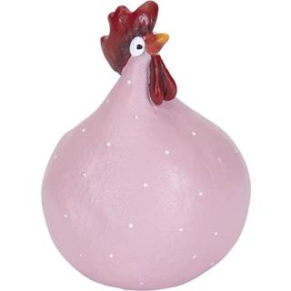 Høne, pink, 9,6 cm