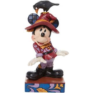 Enesco Jim Shore Disney Traditions Halloween Scarecrow Mickey Mouse Figur 7,625 tommer multicolor