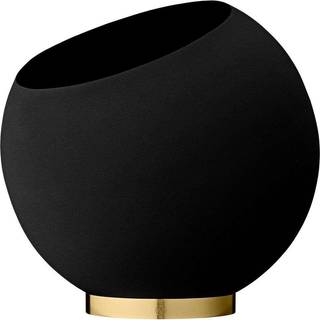 AYTM - GLOBE Krukke med fod - Ø37 - Sort