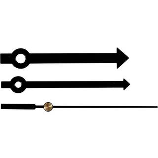 Elegante sorte urvisere 4+6 mm - Sæt til urværker
