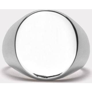 IX Oval Signet Ring Silver