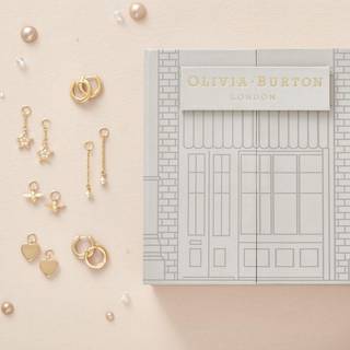 Olivia Burton House of Huggies Gold Earrings Gift Set - Gold