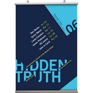 Poster Hanger Plakatliste, dobbeltsidet, 60 cm bred