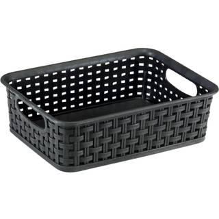 Fletkurv plast sort 2 liter