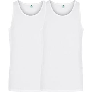 Dovre 2-pak Organic Cotton Singlet - White - X-Large * Kampagne *