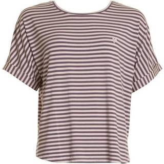 Missya Softness Stripe SS T-shirt - Plum - Medium