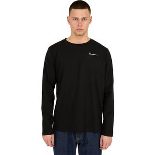 Knowledge Back Print Long Sleeve Tee M Black Jet (S)