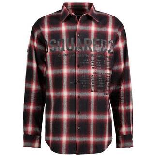 DSQUARED2 Checked Long Sleeve Shirt Red