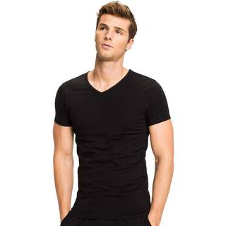 Tommy Hilfiger V-hals stræk t-shirt 3-pak - Sort - Str. XL - Modish.dk